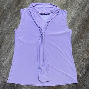 Prospect Blvd Women’s Size XL Purple Sleeveless Top Blouse Work Dressy Casual